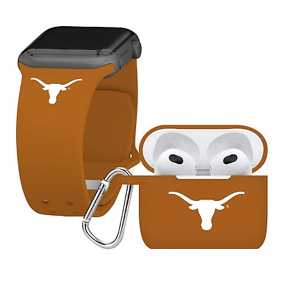#ad Texas Longhorns Silicone Apple Gen 3 Combo Package $44.99