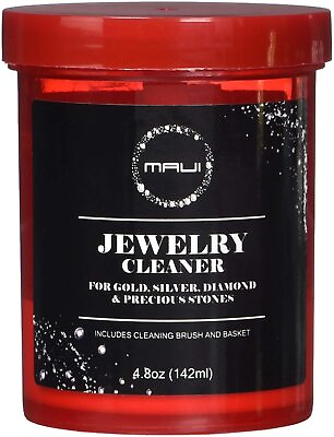 #ad Jewelry Cleaner Solution Liquid for silver gold and diamond 4.8 oz $9.89