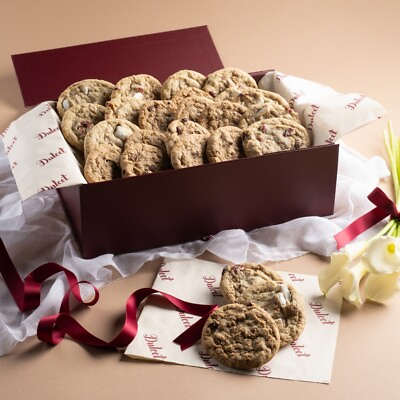 Dulcet Gift Baskets Oatmeal Raisin and Macadamia Butter Cookie Gift Box $58.95