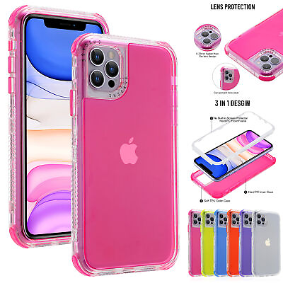 #ad For iPhone 15 Pro Max 14 13 12 11 XR XS 87 Hybrid Shockproof Defender Case Cover $8.85