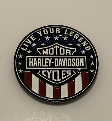 #ad Harley Davidson “LIVE YOUR LEGEND” Embossed Challenge Coin 2013 $12.99