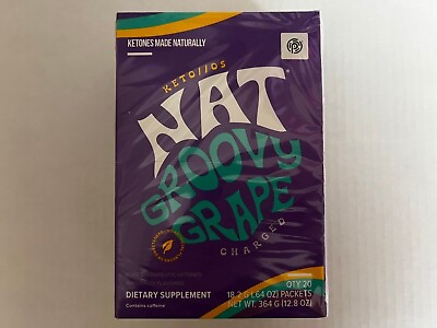 #ad Pruvit Keto OS Nat Groove Grape Charged amp; Caffeine Free 5 10 amp; 20 Packets $29.95