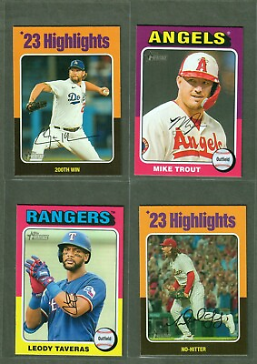 #ad 2024 Topps Heritage Mini Short Print You Pick Complete Your Set SP $9.95