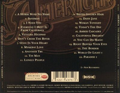#ad AMERICA THE COMPLETE GREATEST HITS NEW CD $19.45