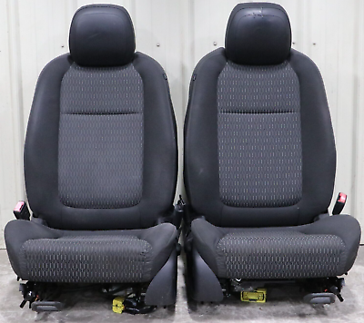 #ad 2014 2017 Chevy Caprice PPV Black Cloth And Leather Power Front Seats USED OEM $150.00