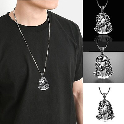 #ad Hip Hop Jewelry Pendant Fashion Retro Necklace Easter Gift Necklace Men#x27;s $8.54