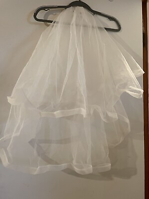 #ad wedding veil with comb $25.00