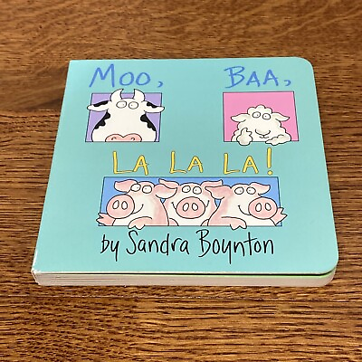 #ad Moo Baa la la La by Sandra Boynton 1995 Children#x27;s Board Books Children#x27;s $3.50