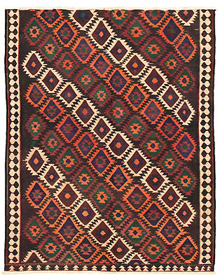 #ad Vintage Hand Woven Carpet 5#x27;2quot; x 6#x27;7quot; Traditional Wool Kilim Rug $211.20