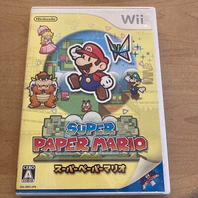 #ad Super Paper Mario Wii Japanese version Nintendo Wii $22.99