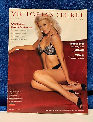 #ad Victoria#x27;s Secret Holiday 1997 “A Victoria’s Secret Christmas” Book Catalog plus $39.95