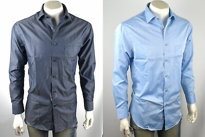 Calvin Klein CK Men#x27;s Classic Button Up Dress Shirt Top 18KD122060 $26.98