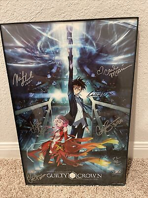 #ad Guilty crown autographed Sealed Poster $1000.00