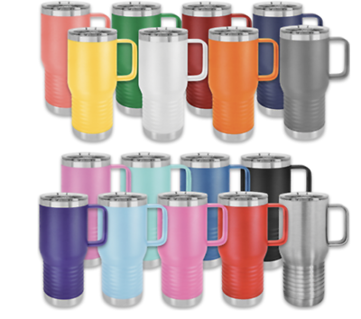 #ad 20 oz. Stainless Steel Travel Mug Tumbler Hot amp; Cold Coffee Cup Work Car Home $28.99