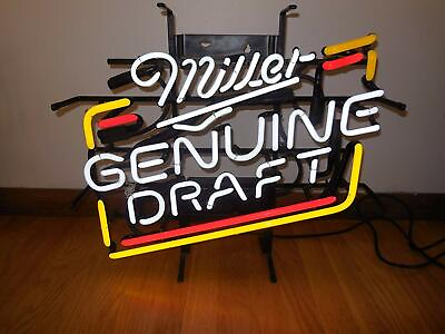 New Miller Genuine Draft Neon Light Sign 17quot;x14quot; Beer Gift Bar Lamp Glass Wall $134.09