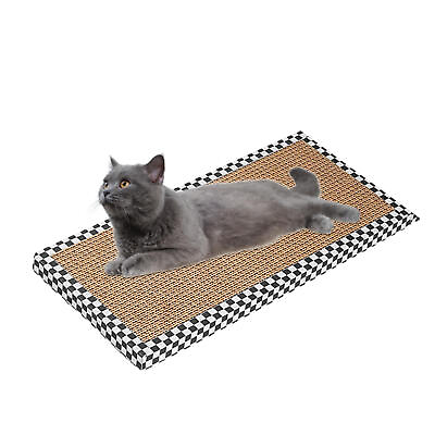 #ad Cat Scratching Board 43x20cm Kitten Scratcher Pad Mat Cardboard Bed Pet Play Toy $11.03