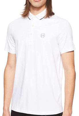 A X Armani Exchange Men#x27;s Short Sleeve Jersey Knit Polo Shirt $31.99