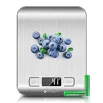 #ad Etekcity Food Scale Digital Kitchen Scale 304 Stainless Steel Weight in Grams $80.00