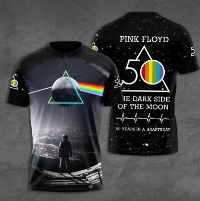 #ad Unisex 3D Pink Floyd Tshirt Music Band Shirt Short Sleeve Unisex 3D All Over Pri $27.99