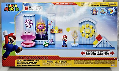#ad SUPER MARIO Nintendo Deluxe Underwater Playset. $39.99