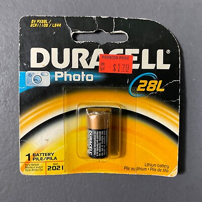 #ad Duracell Guarantee Photo 28L 6 Volts Lithium Battery 1 Pack EXP 3 2021 NEW $2.40
