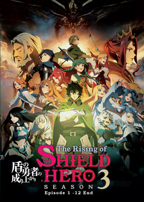 #ad ENGLISH DUBBED The Rising of the Shield Hero SEASON 3:Vol.1 12End DVD All Region $15.29