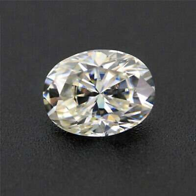 #ad Off White Oval Cut Loose Moissnaite Brilliant Cut Diamond Use For Ring Earrings $23.52