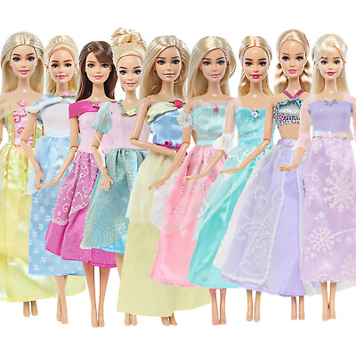 #ad Princess Ball Gowns Party Dresses 11.5 inch Doll Clothes Wedding Dance Outfits $5.59