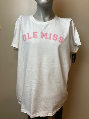 #ad University of Mississippi Ole Miss Ladies T Shirt Adult XL NEW $8.37