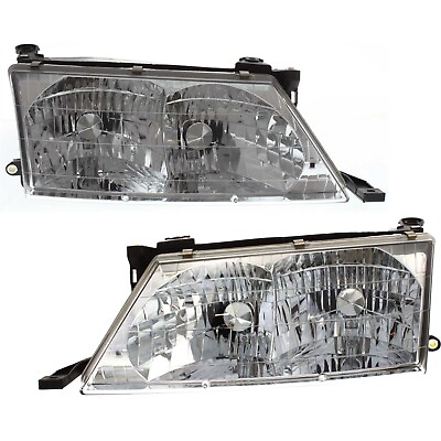 #ad Headlights Headlamps Left amp; Right Pair Set NEW for 98 99 Toyota Avalon $142.29