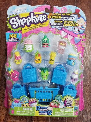 #ad Shopkins Season 1 12 Pack with Shopping Basket Grocery Bags Shoppies VHTF Rare $39.99