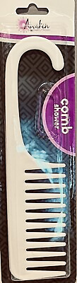 #ad 3 x Shower Comb Hair Wide Tooth Wet Gently Detangles Thick Long Durable Shower $9.74