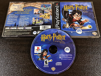 #ad Harry Potter the Sorcerers Stone PS1 Reg Card Complete CIB Beautiful Condition $35.99
