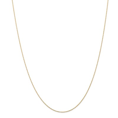 #ad Real 14kt Yellow Gold .5 mm Cable Rope Chain CARDED ; 20 inch $57.47