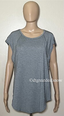 #ad Lululemon Shirt Short Sleeve Womens Top Size 12 Pullover $16.99