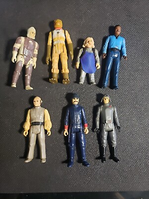 #ad Lot Of 7 1980 Star Wars Action Figures $80.00