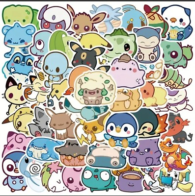 #ad 10 PCS Cute Cartoon Pokémon Anime Animated Animals Stickers BRAND NEW $2.99