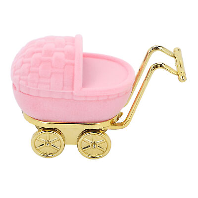 #ad Baby Carriage Jewelry Box Personalized Jewelry Gift Organizer Earrings Neck HR6 $7.19