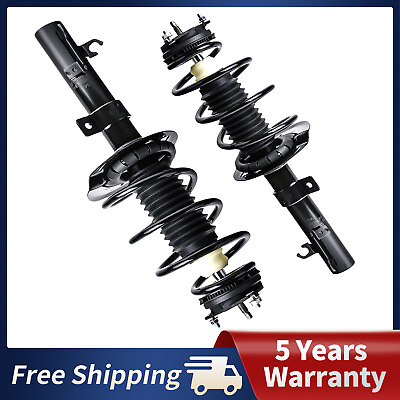 #ad Pair Front Struts w Coil Springs For Ford Focus 2008 2009 2010 2011 New $88.88