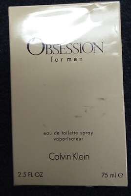 Calvin Klein Obsession for Men Eau de Toilette 2.5 Fl. Oz. SLIGHT EVAPORATION $25.00