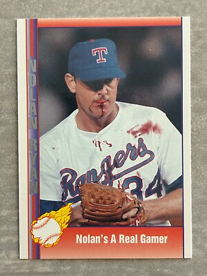 #ad 1991 Pacific NOLAN RYAN Texas Rangers BO JACKSON Bloody Lip amp; Jersey Gross Card $8.95