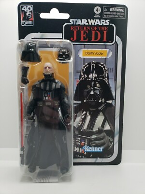 #ad Star Wars Black Series Return of the Jedi 40th Darth Vader 6quot; Figure Unmasked $37.95