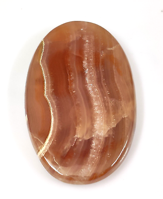 #ad Natural Lovely Honey Rhodochrosite Oval Cabochon Handmade Loose Gemstone 63 Cts. $13.99