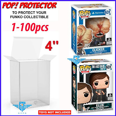 #ad Lot 5 20 50 100 For Funko Pop Protector Case 4quot; inch Vinyl Figures Collectibles $2.49