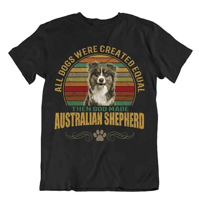 #ad Australian Shepherd T Shirt Gift Dogs Tshirt Pet Lovers Birthday Present Friend $24.94