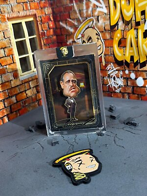 #ad Crazy Caricatures Custom 3 D Trading Card The Godfather Marlon Brando 1 of 1 $295.00
