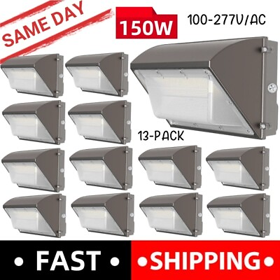 #ad 150W LED Wall Pack Light Commercial Outdoor Security Exterior Lighting Fixture $1101.00