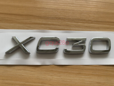 #ad Chrome quot; XC30 quot; Number Letters Rear Trunk Emblem 3D Badge For 14 20 Volvo XC30 $19.99