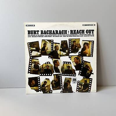 #ad Burt Bacharach Reach Out Vinyl LP Record 1967 $18.00