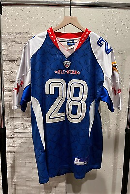 #ad ALL STAR GAME Minnesota Vikings 2009 Pro Bowl REEBOK 28 Peterson Size 52 Jersey $69.99
